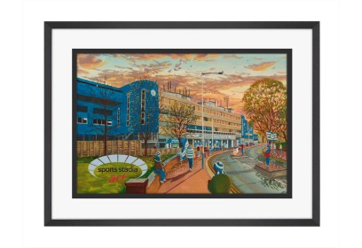 Loftus Road Stadium 'Going to the Match' Fine Art Print - Queens Park Rangers FC